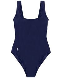 Polo Ralph Lauren - Martinique Pony-Embroidered Swimsuit - Lyst