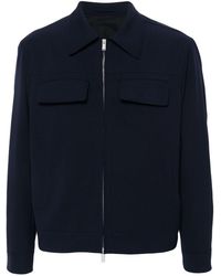 Lardini - Zip-up Shirt Jacket - Lyst