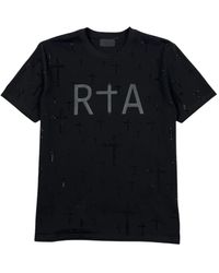 RTA - Crystal Cross Liam T-Shirt - Lyst