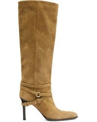 Isabel Marant - 90Mm Ieva Twin Strap Knee-High Boots - Lyst