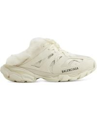 Balenciaga - Furry Slide Sandal - Lyst