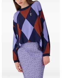 Ottod'Ame - Pullover Mit Geometrischem Muster - Lyst