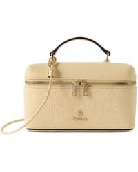 Furla - Mini Camelia Grainy Leather Tote Bag - Lyst