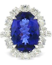 HYT Jewelry - Tanzanite And Diamond Ring - Lyst