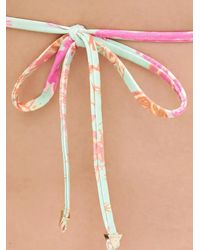 Guess - Paisley-Print Triangle Bikini Top - Lyst