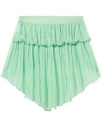 Blumarine - Asymmetric-Hem Mini Skirt - Lyst