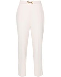 Elisabetta Franchi - Tailored Cropped Trousers - Lyst