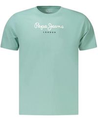 Pepe Jeans - Logo-Print Cotton T-Shirt - Lyst