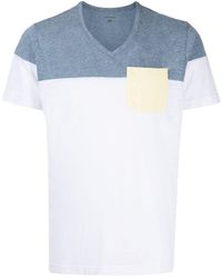 Private Stock - The Troy Colour-block T-shirt - Lyst