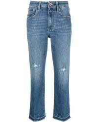 Jacob Cohen - Kate Cropped Straight-leg Jeans - Lyst