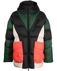DSquared² - Colour-block Panelled Padded Jacket - Lyst
