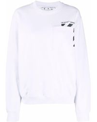 Off-White c/o Virgil Abloh - Marker Sweatshirt - Lyst
