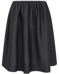 JNBY - Shirred A-Line Midi Skirt - Lyst