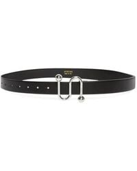Max Mara - Ceinture En Cuir À Ornements Métalliques - Lyst