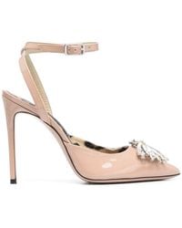 Philipp Plein - Crystal-Embellished Patent Leather Pumps - Lyst