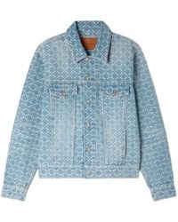 Sandro - Square Cross Denim Jacket - Lyst