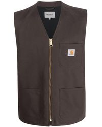 Carhartt - V-neck Organic-cotton Vest - Lyst