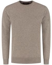 Doriani - Crew-Neck Knitted Sweater - Lyst