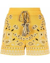 Alanui - Shorts Mit Bandana-Print - Lyst
