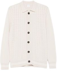 Eleventy - Cable-Knit Cardigan - Lyst