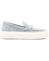 Hogan - Metal Trim Loafers - Lyst