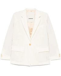 A PAPER KID - Blazer Met Krijtstreep - Lyst
