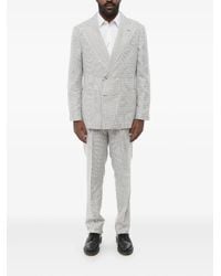 Brunello Cucinelli - Houndstooth Double-Breasted Suit - Lyst