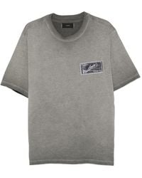 Amiri - Faded Logo-Patch Cotton T-Shirt - Lyst