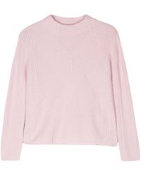 Emporio Armani - Crew-Neck Ribbed-Knit Jumper - Lyst