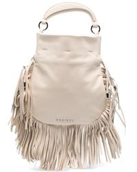 Orciani - Fringe-Detailed Drawstring Bucket Bag - Lyst