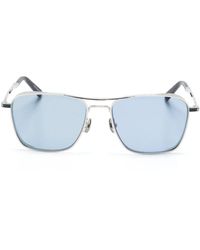 Matsuda - Engraved-detail Square-frame Sunglasses - Lyst