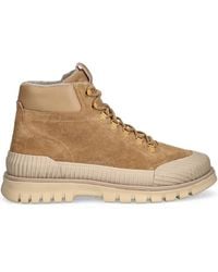 GANT - Nebrada Lace-Up Panelled Boots - Lyst