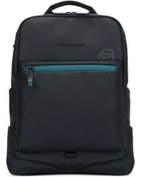 Piquadro - Water Resistant Zip-Pocket Backpack - Lyst