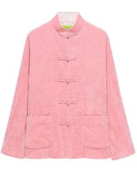 Shanghai Tang - Knotted-Button Pocket Jacket - Lyst