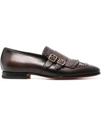 Santoni - Logo Shoes - Lyst
