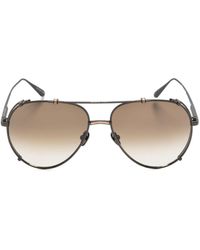 Linda Farrow - Pilot-frame Tinted Sunglasses - Lyst