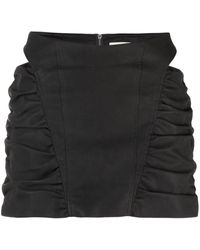 MISBHV - Ruched Cut-out Mini Skirt - Lyst