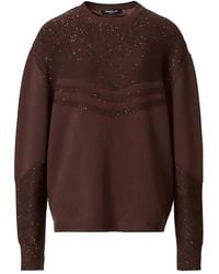 Fabiana Filippi - Sequin-Embellished Chevron Sweater - Lyst