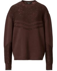 Fabiana Filippi - Sequin-Embellished Chevron Sweater - Lyst