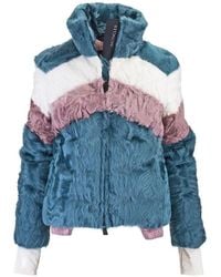 Moncler - Jacke Aus Faux Fur - Lyst