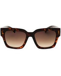 Draper James - Tortoiseshell-Effect Rectangle-Frame Sunglasses - Lyst