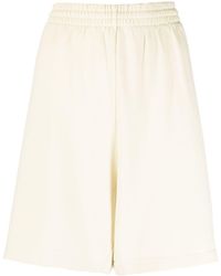 Balenciaga - Bb Paris Icon Fleece Shorts - Lyst