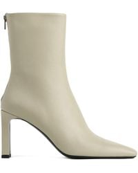 TOTEME - Leather Ankle Boots - Lyst