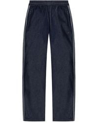 adidas - Cotton Wide-Leg Jeans - Lyst