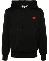 Comme des Garçons - Heart-Patch Hoodie - Lyst