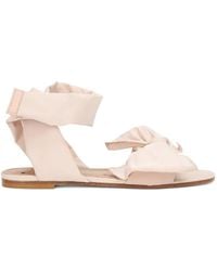 Red(V) - Bow-Motif Sandals - Lyst