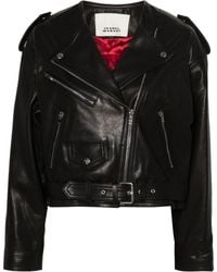 Isabel Marant - Leather Biker Jacket - Lyst