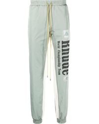 Rhude - Senna Logo-Print Track Pants - Lyst