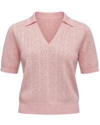 DKNY - Polo-Collar T-Shirt - Lyst
