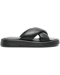 VAMSKO - Pillow Padded Leather Sandals - Lyst